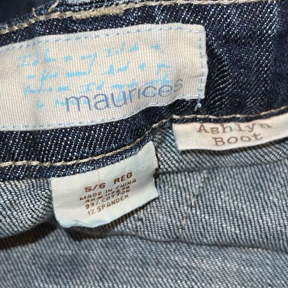 Maurices Darkwash Ashlyn Bootcut Jeans Size 6 #110 - Picture 4 of 8